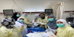 أول مولود لمعتمرة هندية في الساعات الأولى من عيد الفطر المبارك بمستشفى الحرم