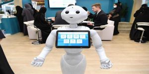 تيتكو تستعرض روبوتها التفاعلي في مؤتمر ومعرض الرياض الدولي 2022