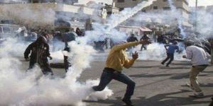 إصابة فلسطينيين بالاختناق في مواجهات مع قوات الاحتلال بالخليل