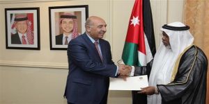 السفير الإماراتي بلال البدور يقدم أوراق اعتماده في الأردن