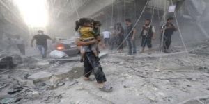 28 قتيلا في غارة جوية للجيش السوري على بلدة الباب