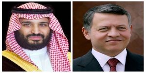 اتصال هاتفي تلقّاه جلالة الملك عبدالله الثاني من سمو ولي ولي العهد الأمير محمد بن سلمان يؤكد عمق العلاقات بين السعودية والأردن