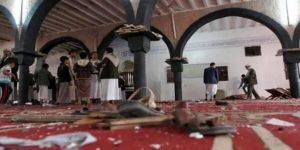 عشرات القتلى والجرحى في تفجير انتحاري بمسجد للحوثيين في صنعاء أثناء صلاة العيد