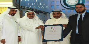 فندق ''أنجم مكة'' يحصد شهادة كريستال العالمية للجودة