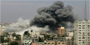 غارات إسرائيلية على غزة ردا على اطلاق صاروخ ضد إسرائيل