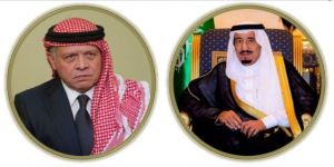 الملك عبدالله الثاني يجري اتصالاً مع خادم الحرمين ويعرب عن غضبه وادانته الشديدين للعمليات الإرهابية التي وقعت بالمملكة