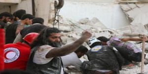 معارضون وعمال إنقاذ: صواريخ روسية وسورية تقصف حلب وتدمر مستشفى