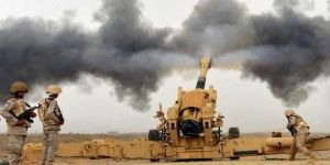 المدفعية السعودية تدمر منصة صواريخ حوثية قبالة منفذ علب
