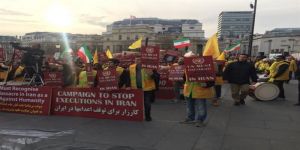 المعارضة الإيرانية تنظم مسيرات احتجاجية حاشدة في لندن ضد عمليات الإعدام في إيران