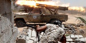 إصابة عنصرين من القوات التابعة للمجلس الرئاسى الليبى فى انفجار لغم بسرت