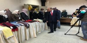 الملحق الثقافي السعودي لدى الأردن يرعى افتتاح البازار السنوي الخاص بإنتاج طالبات المركز السعودي للكفيفات