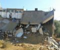 انهيار مبنى ملحق بمحطة محروقات في بلقرن