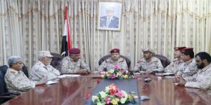 الدفاع اليمني يؤكد مضيه نحو استعادة دولتة والتصدي للمشروعات التخريبية