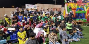 فرحة نجاح مهرجان للأطفال في نادي مدرسة حمزة بن عبدالمطلب بالسليل