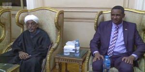 نائب رئيس مجلس السيادة السوداني يلتقي برئيس الحزب الاتحادي الديمقراطي