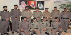 مدير شرطة الباحة يقلّد عدداً من الضباط رتبهم الجديدة