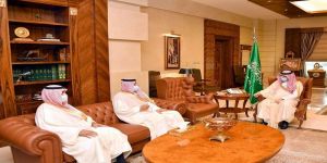 الأميرِ مشعل بن ماجد يستقبل مديري الأحوال المدنية بمنطقة مكة السابق والمعيّن حديثاً