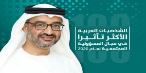 الظنحاني ضمن قائمة الشخصيات العربية الأكثر تأثيراً لعام 2020